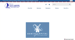 Desktop Screenshot of cityofsolvang.com